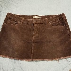 Brown Corduroy Skirt